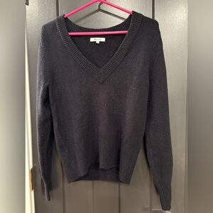 Madewell Black V-Neck Sweater